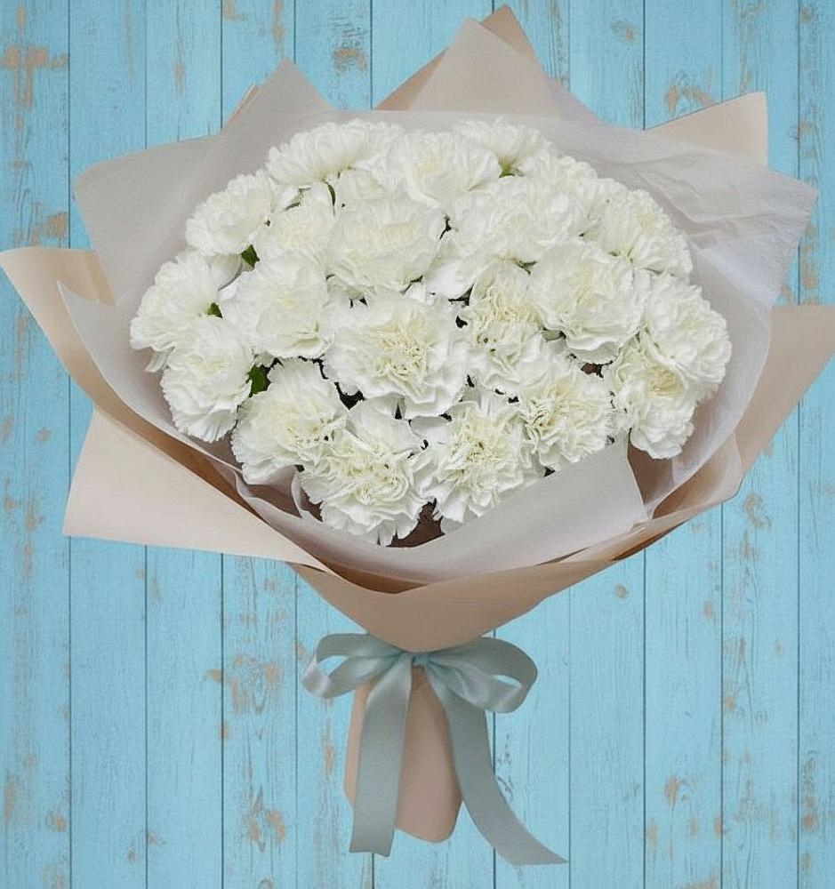 Букет цветов из: Гвоздики в Карымском