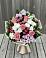 Букет цветов из: Альстромерии, Гвоздики, Розы и Хризантемы в Карымском