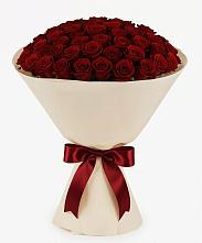 Букет 101 Бордовая роза Блэк Бакарра в Карымском