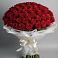 Букет 101 Красная роза Блэк Мэджик в Карымском