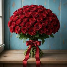 Букет Красные розы Блэк Меджик в Карымском