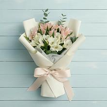Букет цветов из:  Альстромерии в Карымском