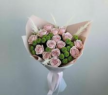 Букет цветов из:  Розы и Хризантемы в Карымском