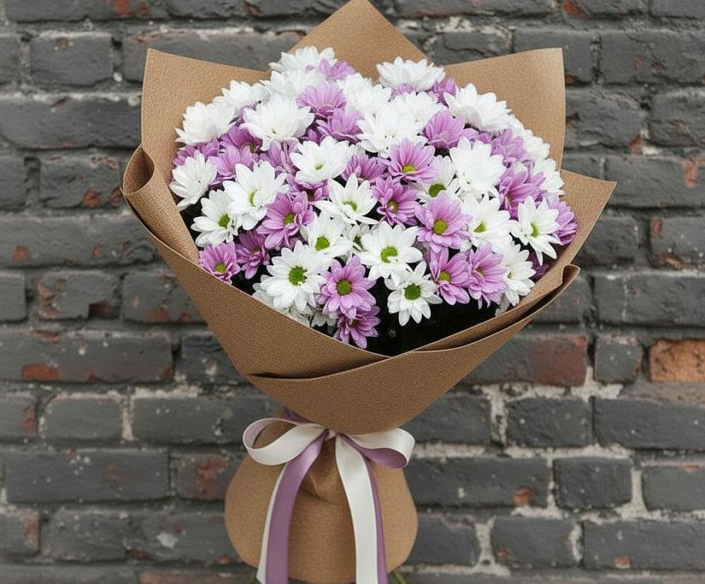 Букет цветов из: Хризантемы в Карымском