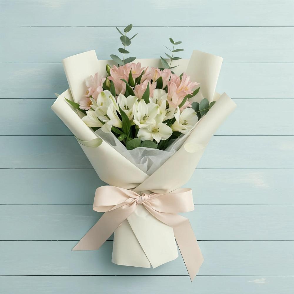 Букет цветов из: Альстромерии в Карымском