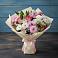 Букет цветов из: Хризантемы, Альстромерии и Розы в Карымском
